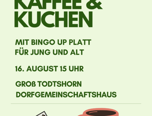 Kaf­fee und Kuchen — vor dem Sofakonzert